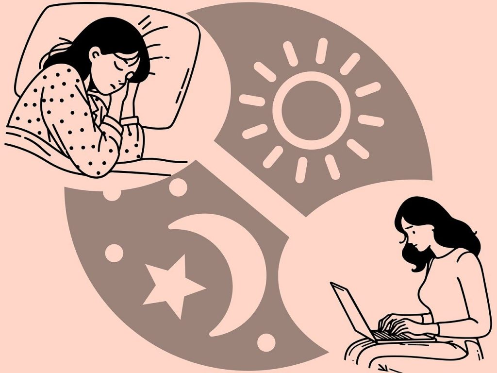 Clip art of circadian rhythm